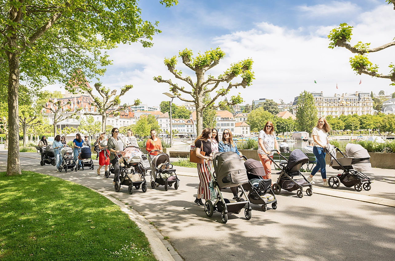 Image média: Les Mom Walks: Initiative brisant la solitude des mères en post-partum