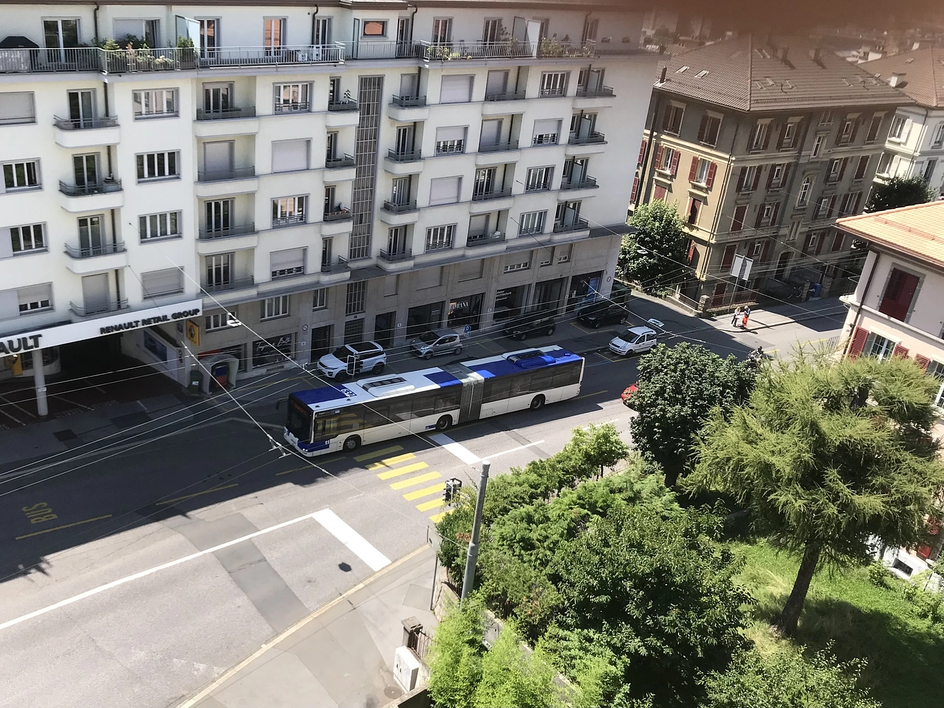 Image média: Amélioration du revêtement routier de l’Avenue de Morges