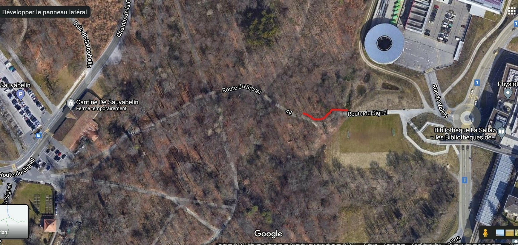 Image média: Passage pour vélos et poussettes Route du Signal