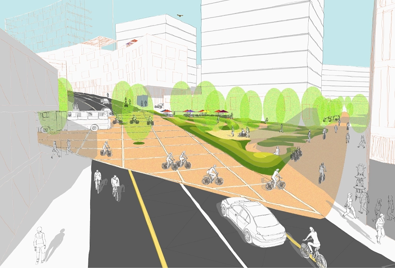 Image média: Re-dessiner le carrefour Avenue du Grey - chemin de Pierrefleur.