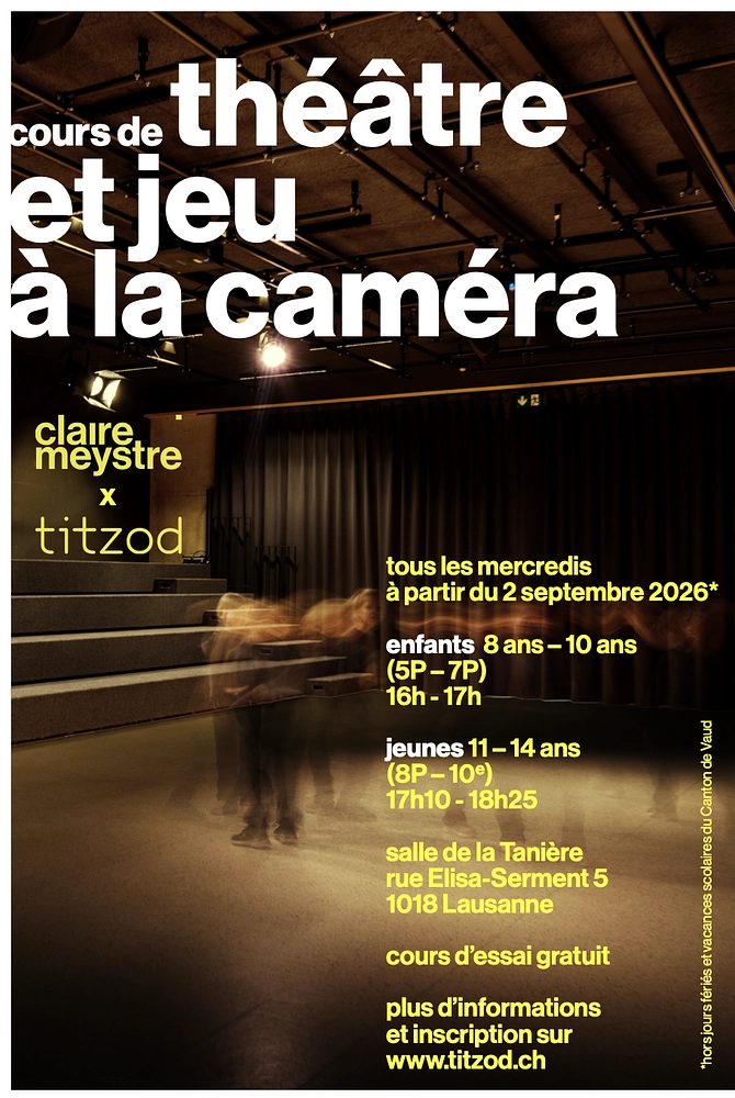 Image média: Cours de théatre et jeu à la caméra 