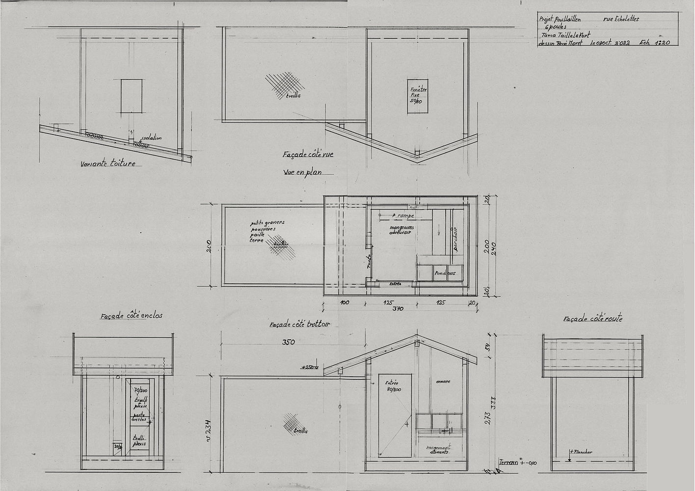 Image média: Des boules et des poules : poulailler et terrain de pétanque aux Échelettes