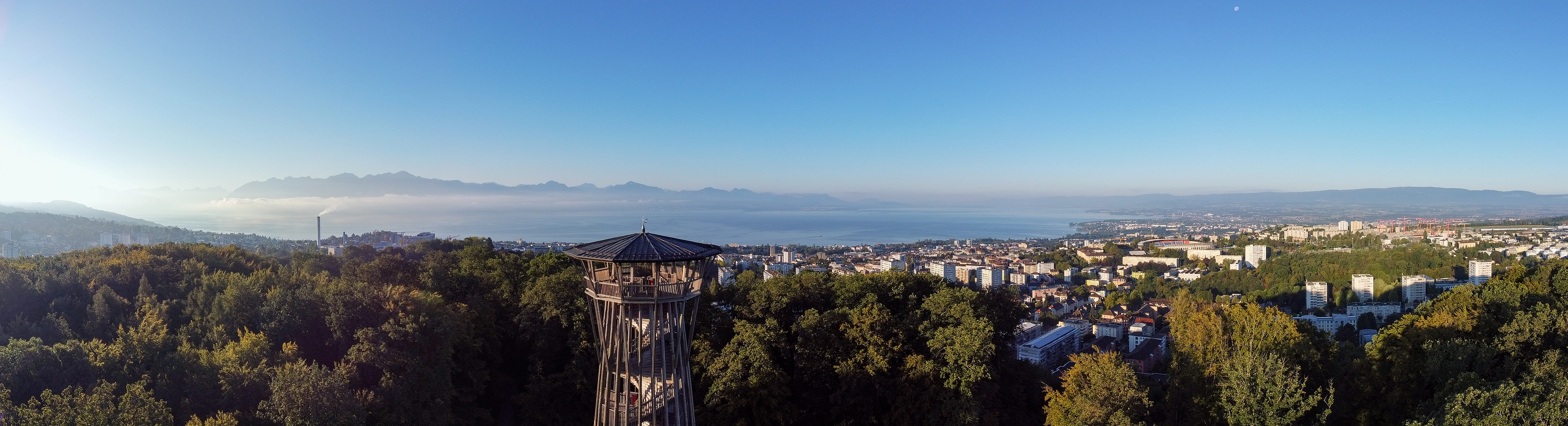 Image média: Webcam 360° sur la Tour de Sauvabelin