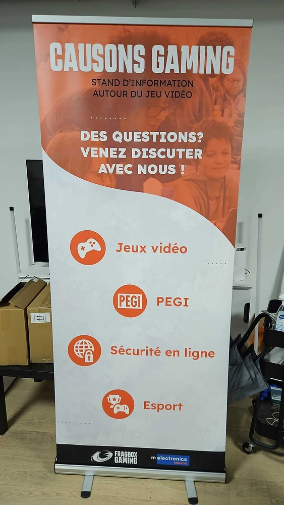Foto da mídia: Distribution d'outils de sensibilisation et de prévention aux jeux vidéo